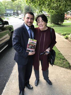 With Mrs. Virginia Grohl during her book tour " From Cradle to Stage: Stories from the Mothers Who Rocked and Raised Rock Stars"