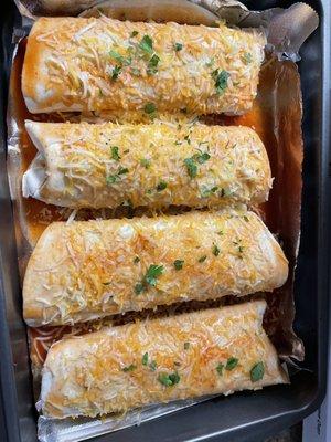 Meatball enchiladas