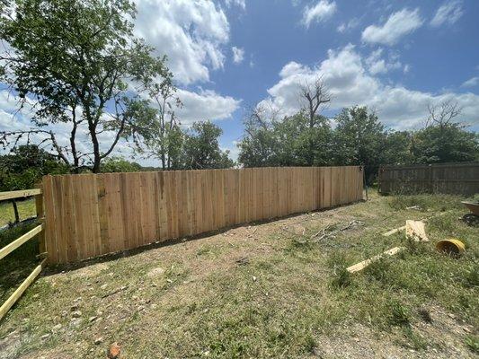 Fence install!