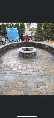 Fire pit patios