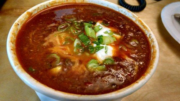 Large Painted Hills Beef Chili ($4.49)