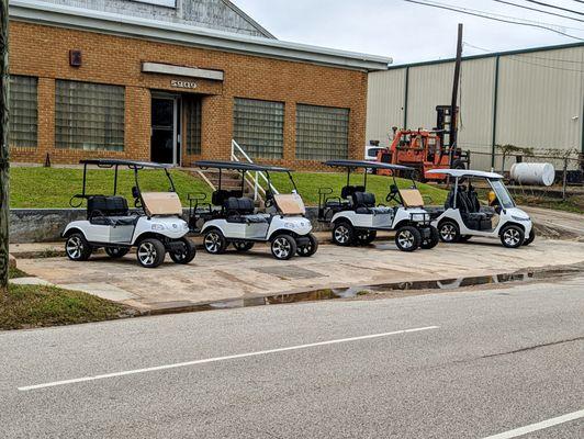 Houston Industrial Lift, Inc. a WOSB & Authorized dealer for Evolution Electric Vehicle golf carts