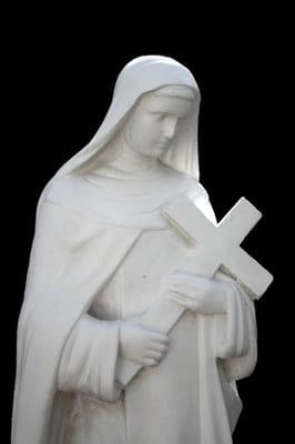 Statue of Saint Rose of Lima located on the grounds