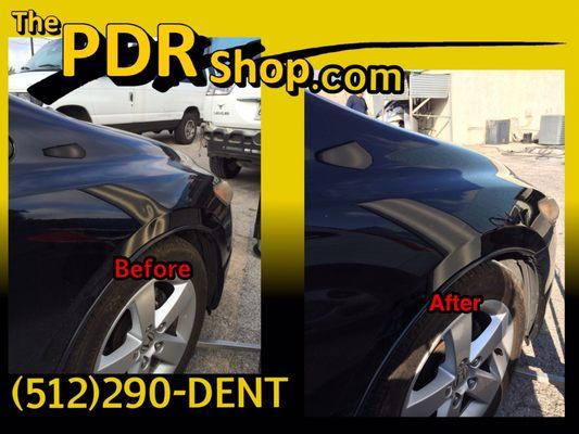 Dents repaired by The PDR Shop