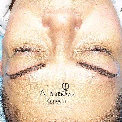 Permanent eyeliner tattoo | Microblading and shading