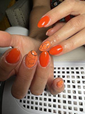 Hard gel manicure