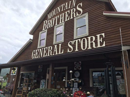 Front of the general store.