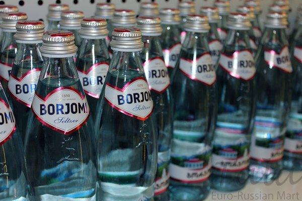 Borjomi, carbonated mineral water from springs in central Georgia