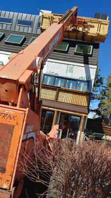 Siding and deck install.