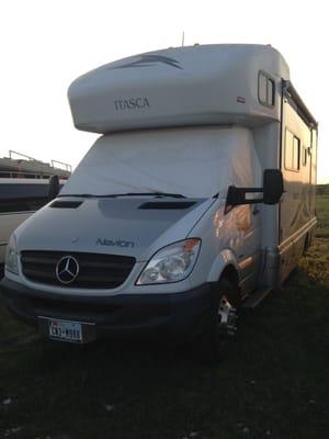 My RV, back home, thanks to Mike.