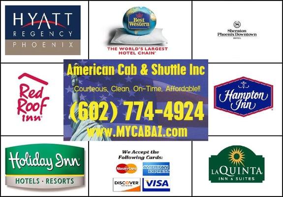 American Cab Does Hotels & Motels!