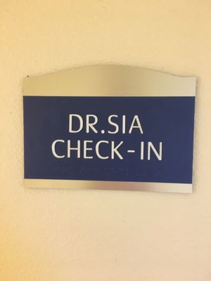 Separate check in for each doctor