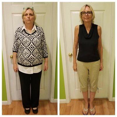 Marlyn from Vienna who lost 60 pounds, 21 % body fat and gained 8% muscle