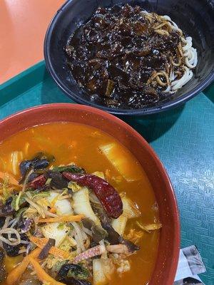 Jajangmyeon, jjampong