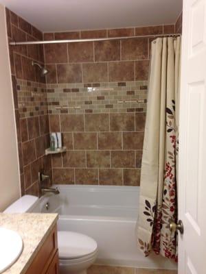 Bathroom remodel after.