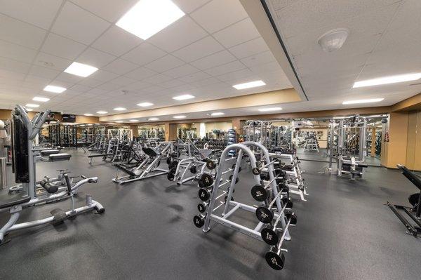 Weights at ClubSport San Ramon - San Ramon California's surprisingly affordable luxury fitness club. www.clubsportsr.com