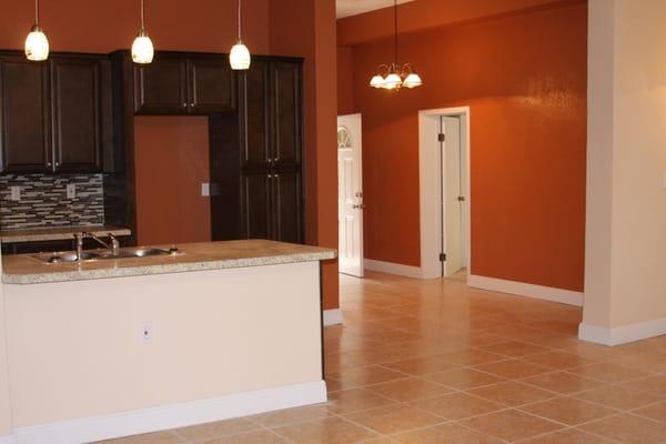 Gainesville FL Rehab project - Kitchen and foyer totally rehabbed.