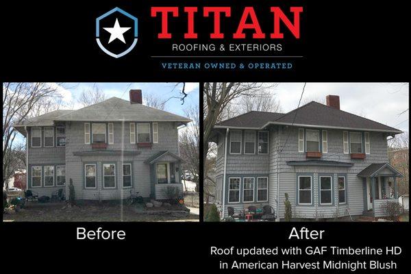 Roof updated in Des Moines, IA