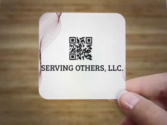 Our discount cards have easy to use QR codes