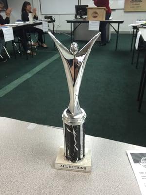 Table Topics trophy