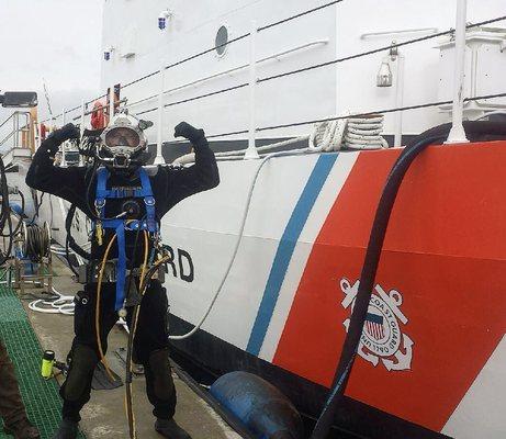 Always enjoy working on the USCG cutters.