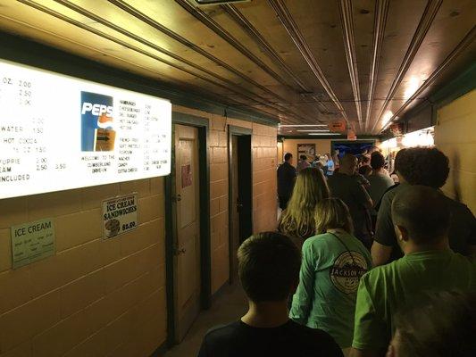 Old school concession stand.