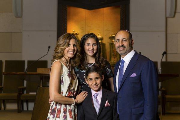 Bat Mitzvah ceremony at Temple Beth Am in Miami