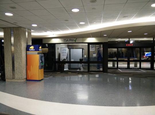 Use Sikorsky Elevators an the office is in front of Baggage belt 13