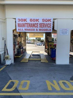 30K 60K 90K Maintenance Service. All makes and models.