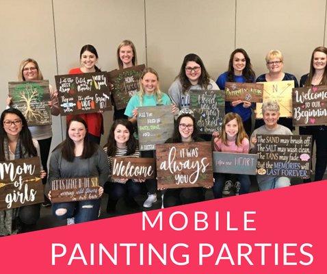 Painting fun with friends!