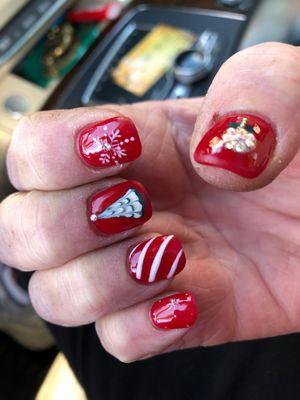 Love my Christmas nails! You guys are awesome! Have a wonderful holiday