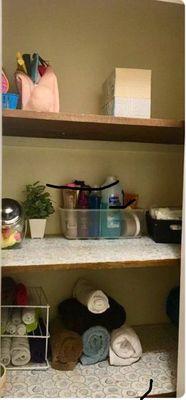 After photo of pantry organization.