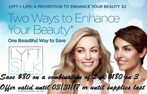 Great way to maximize your own beauty! Don't let the offer for  Restylane fillers slip away!