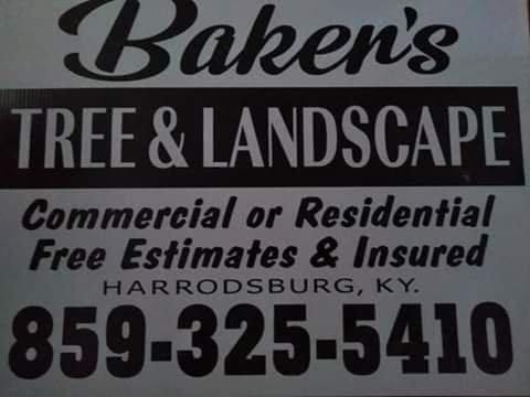 Baker's tree service 859-325-5410