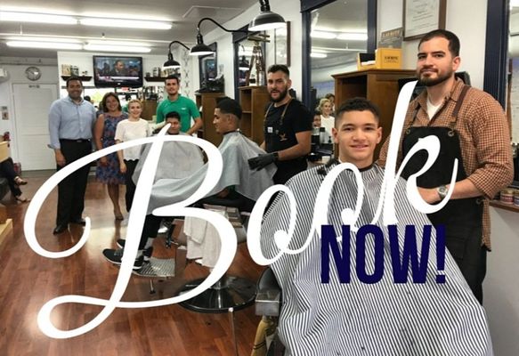 BOOK NOW on SignatureBarber.com