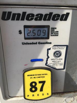 Yes, really $2.50 a gallon