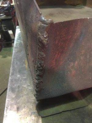 Just a warm up weld