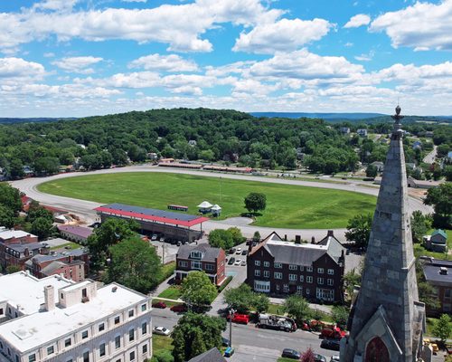 View of the track