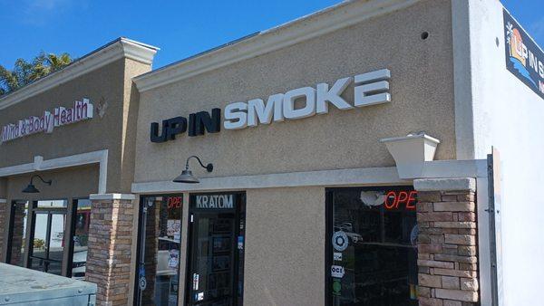 Exterior of Up In Smoke store on 19th Street