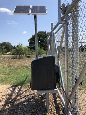 Solar gate system