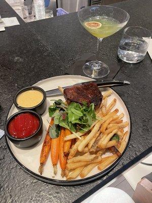 Steak Frites, Rose Cooler