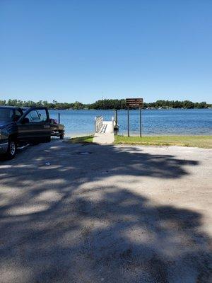 April 2020: The boat ramp is open