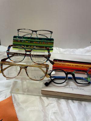 Take a look at our beautiful line of Outspoken frames! Handcrafted, designed in Germany, these frames are one-of-a-kind!