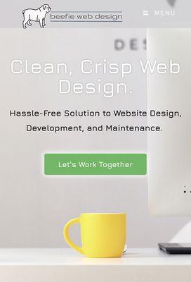 Beautiful yet fast web design.