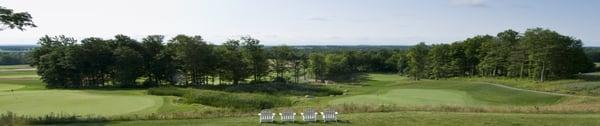 The view from the deck outside the Tavern