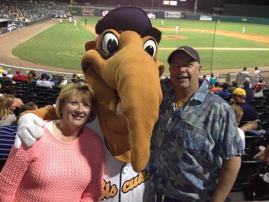 We love Big Moe and love to support our local Baseball team! Go Biscuits!!