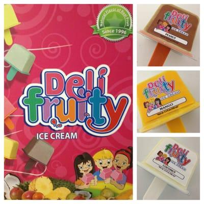 Delicious Fruity Ice Cream    18 Delicious Fruity Flavors 100% Real Flavor Of Real of Real Fruit..Whts your favorite flavor?