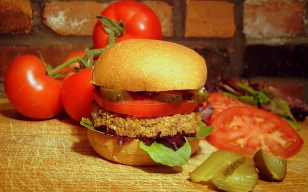 The best veggie burger for meal delivery in Boston, New York, New Hampshire, NYC, NJ, PA, CT, RI, VT, ME, OH, MI, DE, NC, VA