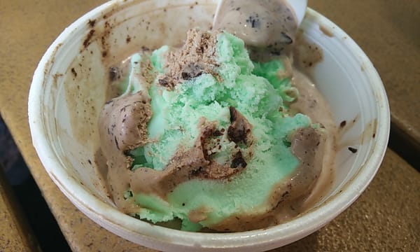 Fluorescent green pistachio ice cream? Blech!