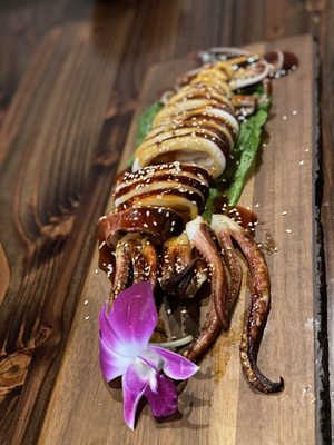 Grilled squid